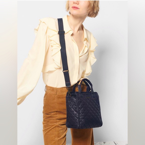 MZ Wallace Handbags - MZ Wallace Black Mini Box Tote/crossbody bag
